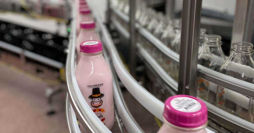 Vollemans Family Farm Glass Bottled Milk