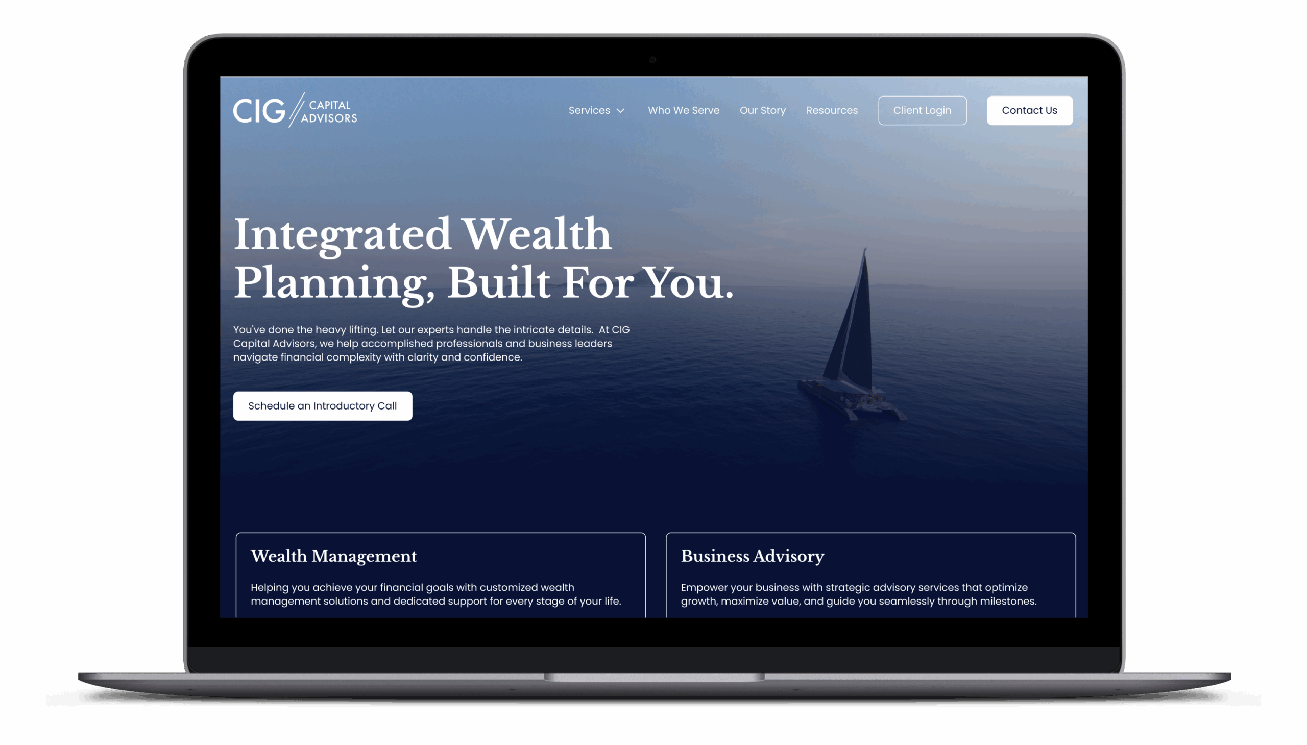 Laptop website
